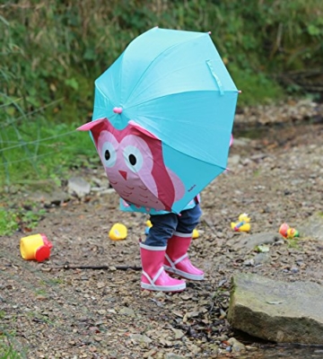 Playshoes Mädchen Printed Umbrella Regenschirm, Türkis (Türkis 15), One size (Herstellergröße: original) - 2
