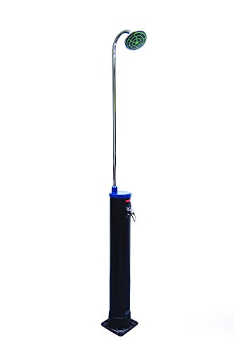 Steinbach Speedshower Solardusche, PVC-Tank 20 l Inhalt, 217 cm Höhe, schwarz, 049010 - 1