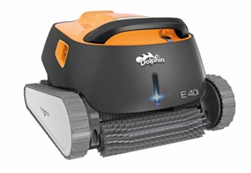 time4wellness Dolphin E40i Poolroboter vollautomatisch mit Transportwagen und Poly Filter Compact Tube 18 Kugeln - 2