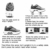 WYEING. Deformation Roller Schuhe Kinder Studenten Roller Schuhe Skateboard Schuhe Skating Outdoor Sports Rollschuhe Lazy Travel,Weiß,33 - 7