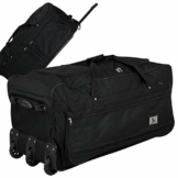 XXXL Trolleytasche 182L mit 3 Rollen schwarz Koffer Reisetasche Trolley - 1