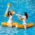 2 Stück gesetzte aufblasbare Schwimm Reihe Spielwaren, Erwachsene Kinder-Pool-Party Wassersportspiele Lügen Flöße Float Spielzeug - 4