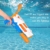 balnore Wasserpistole Spielzeug mit Langer Reichweite für Kinder Erwachsene Wasserpritzpistole 10-12 Meter Reichweiter 1200ML Strandpielzeug Garten Party Pool Strand Wasser Kampf Spiel - 6