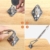 Emooqi Schwerlast Deckenhaken Sonnensegel Befestigungs, Deckenhaken Hängesessel 24 Pcs Sonnensegel Zubehör/Hochwertiger Edelstahl Montage Aufbau Set - für Rechteckige und Quadratische Sonnensegel - 6