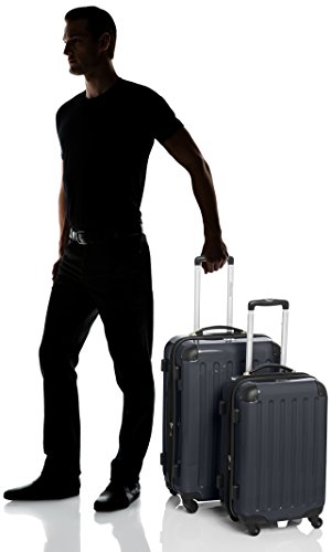HAUPTSTADTKOFFER - Alex - 2er Koffer-Set Hartschale glänzend, 65 cm + 55 cm, 74 Liter + 42 Liter, Schwarz - 6