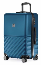 HAUPTSTADTKOFFER - Boxi - Hartschalen-Koffer Koffer Trolley Rollkoffer Reisekoffer TSA, 4 Rollen, 65 cm, 70 Liter, Dunkelblau - 1