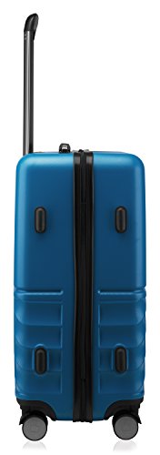 HAUPTSTADTKOFFER - Boxi - Hartschalen-Koffer Koffer Trolley Rollkoffer Reisekoffer TSA, 4 Rollen, 65 cm, 70 Liter, Dunkelblau - 4