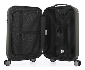 HAUPTSTADTKOFFER - Kotti Matt - Handgepäck Hartschalen-Trolley Bordgepäck Kabinentrolley Erweiterbar, TSA, Doppelrollen, 56 cm, 37 Liter, Graphite - 3