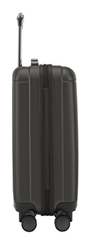 HAUPTSTADTKOFFER - Kotti Matt - Handgepäck Hartschalen-Trolley Bordgepäck Kabinentrolley Erweiterbar, TSA, Doppelrollen, 56 cm, 37 Liter, Graphite - 7