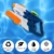 infinitoo Wasserpistole Spritzpistolen 1L, Water Gun Spielzeug für Kinder Water Blaster Badespielzeug Strandspielzeug Erwachsener(Wasser oder Eiswürfel hinzufügen) - 7