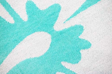 jilda-tex Strandtuch 90x180 cm Badetuch Strandlaken Handtuch 100% Baumwolle Velours Frottier Pflegeleicht (Hibiscus) - 3