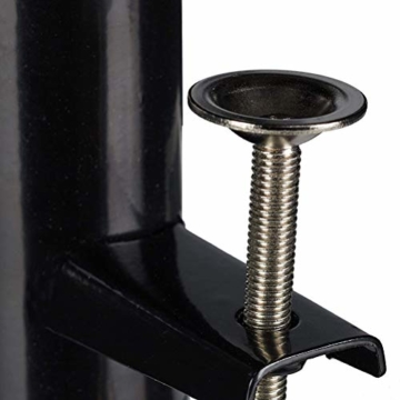Leikance Sonnenschirmhalter Clip, Stahl, Balkonschirmständer Schirmhalter für quadratische Balkonstangen - 2