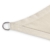 Lumaland Sonnensegel inkl. Befestigungsseile, 100% HDPE mit Stabilisator für UV Schutz, Rechteck 2 x 3 Meter Creme - 8