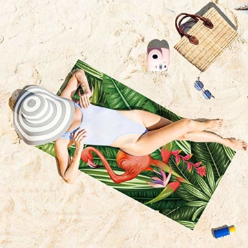 Microfaser Strandtuch, Leicht und Kompakt Stranddecke - 30 x 57