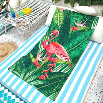 Microfaser Strandtuch, Leicht und Kompakt Stranddecke - 30 x 57