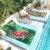 Microfaser Strandtuch, Leicht und Kompakt Stranddecke - 30 x 57