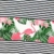 tex family Strandtuch Fouta Flamingo, gestreift, groß, 100 x 200 cm, mit Rucksack Strand, Keep Calm FENROS - 2