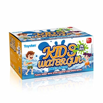 Toyvian Squirt Guns Party Pack,Verschiedene Wasserpistolen Kinder Sommer Schwimmbad Strand Toy Water Squirt Wasser Kampfspielzeug (24 Pack) - 5