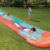 Zihui 5,5 M Wasserrutsche Mit Doppelschieber Aufblasbare Wasserrutsche Mit Dicker Rutsche Und Rutsche Sommerwasserrutschen Für Den Garten Spritzer-Sprint-Wasserrutsche - 1