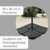 ArtLife Ampelschirm Brazil 300 cm LED-Beleuchtung Solar & Kurbel – UV-Schutz wasserabweisend knickbar – Sonnenschirm Marktschirm – grau - 7