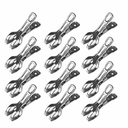 Beach Handtuch Clips,Strand Handtuch Clips Rostfreier Stahl Winddicht für tägliche Wäsche Großes Strandtuch Schwere Badetuch Dicke Teppich 12pack 8.5cm - 1