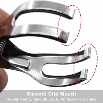 Coideal 10 Stück Edelstahl Strand Handtuch Clips Große hängende Stöpsel Windbeständig für schwere Kleidung (11 cm) - 4