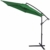 Deuba Alu Ampelschirm Ø330cm grün mit Kurbelvorrichtung UV-Schutz 40+ Aluminium Wasserabweisende Bespannung - Sonnenschirm Gartenschirm Marktschirm - 1