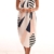ECOWISH Sommerkleider Damen Kurzarm V-Ausschnitt Strand Blumen Kleider Abendkleid Knielang Beige L - 4