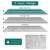 femor 200 x 300 cm Picknickdecke XXL Picknick-Matte Outdoor wasserdichte sanddichte Stranddecke tolle Fleece wärmeisoliert mit Tragegriff (Grün) - 4