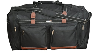 Foolsgold Extra große 120L Reisetasche Holdall Tasche Schwarz - 4