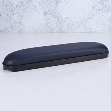 HEALLILY 2er Rollstuhl Armlehnenpolsterbezüge Leder Stuhl gepolsterte Armpolster - 27 x 5 x 3 cm - 5