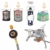 HIKENTURE Gaskocher mit Piezozündung, Winddichter Camping Kocher 3500W, Faltbarer Campingkocher Gasbrenner für Coleman Primus Kartusche, Kocher Gas Windschutz mit Tragebox für Hiking, Picnic, Outdoor - 6
