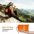 ISOPHO Picknickdecke 200 x 210 cm Stranddecke Wasserdicht, Strandmatte 4 Befestigung Ecken Stranddecke Sandfrei/Picknick für den Strand, Campen, Wandern und Ausflüge(Orange) - 8