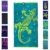 jilda-tex Strandtuch 90x180 cm Badetuch Strandlaken Handtuch 100% Baumwolle Velours Frottier Pflegeleicht (Gecko) - 1