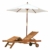 Kai Wiechmann Sonnenschirm Sunshine ø 240 cm, rot, UV-Schutz 50+ ✓ kippbar ✓ Windauslass ✓ - 4
