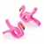 Keleily Handtuchklemmen Flamingo 4 Stück Strandtuchklammern Groß Wäscheklammern Groß Kunststoff Boca Clips Winddichte Handtuchklammern für Strandliegen für Strandtuch, Badetuch, Teppich, Kleidung - 3
