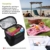 LEBEXY Kühltasche Eistasche Picknicktasche Lunch Tasche faltbar, 10L, Schwarz - 5