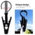 LegendTech 20 Stück Handtuch Clips Handtücher Geschirrtücher Aufhängen Handtuchclips Clips Klammer Haken Wäscheklammer Wäsche Klammer Klammerhaken Hosenbügel Stiefelklammer Sockenklammer, Schwarz - 2