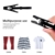 LegendTech 20 Stück Handtuch Clips Handtücher Geschirrtücher Aufhängen Handtuchclips Clips Klammer Haken Wäscheklammer Wäsche Klammer Klammerhaken Hosenbügel Stiefelklammer Sockenklammer, Schwarz - 3