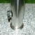 Nexos Schirmständer Sonnenschirmständer Granit eckig 45x45cm Steindicke 5cm ca. 40kg Edelstahlrohr Griff Rollen grau - 3
