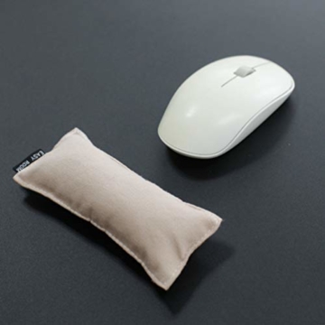 NUOBESTY 2 Stück Entspannen Handgelenkauflage Armpolster Baumwolle Anti-Rutsch-Handgelenk Ellbogenmatte Büro Desktop-Computer-Pad (Rosa) - 2