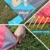 OUSPT Picknickdecke 210 x 200 cm, Stranddecke wasserdichte, Sandabweisende Campingdecke 4 Befestigung Ecken, Ultraleicht kompakt Wasserdicht und sandabweisend (Grau) - 4