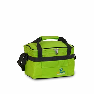 outdoorer Kleine Kühltasche Cool Butler 6, grün, mit Außentasche - 1