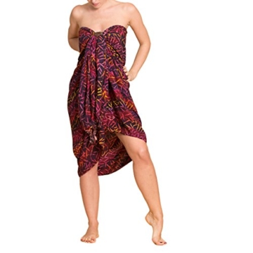 PANASIAM Sarong B008 Violettton - 1