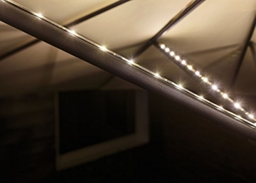 Paulmann 942.08 Outdoor Mobile Parasol-lighting IP44 3000K 4x0,4m Sonnenschirmleuchte Dekoleuchte Lichtbänder LED Stripes 94208 - 2