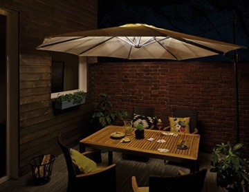 Paulmann 942.08 Outdoor Mobile Parasol-lighting IP44 3000K 4x0,4m Sonnenschirmleuchte Dekoleuchte Lichtbänder LED Stripes 94208 - 3