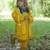 Playshoes Kinder Regenjacke-Mantel mit abnehmbarer Kapuze, Gelb (12 Gelb), Gr. 98 - 4