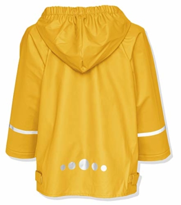Playshoes Kinder Regenjacke-Mantel mit abnehmbarer Kapuze, Gelb (12 Gelb), Gr. 98 - 5