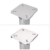Sekey Metall Universal-Bodenplatte/Sonnenschirmständer für Sonnenschirm/Ampelschirm/Kurbelschirm, Silber - 3