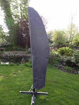 Spetebo Hochwertige Schutzhülle für Ampelschirm bis 400 cm - Material: Oxford 420D - 1